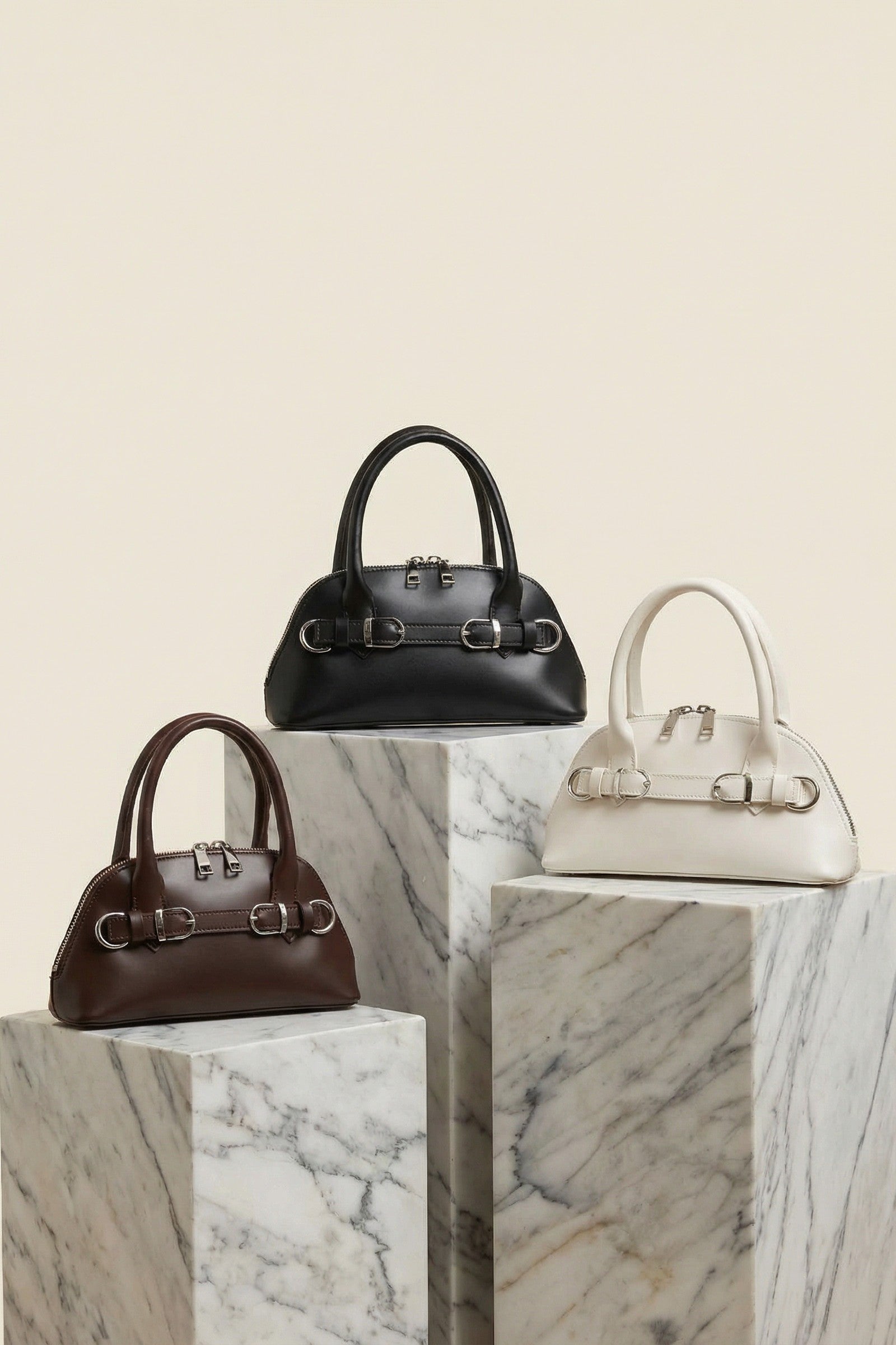 Çift Tokalı El ve Çapraz Çanta