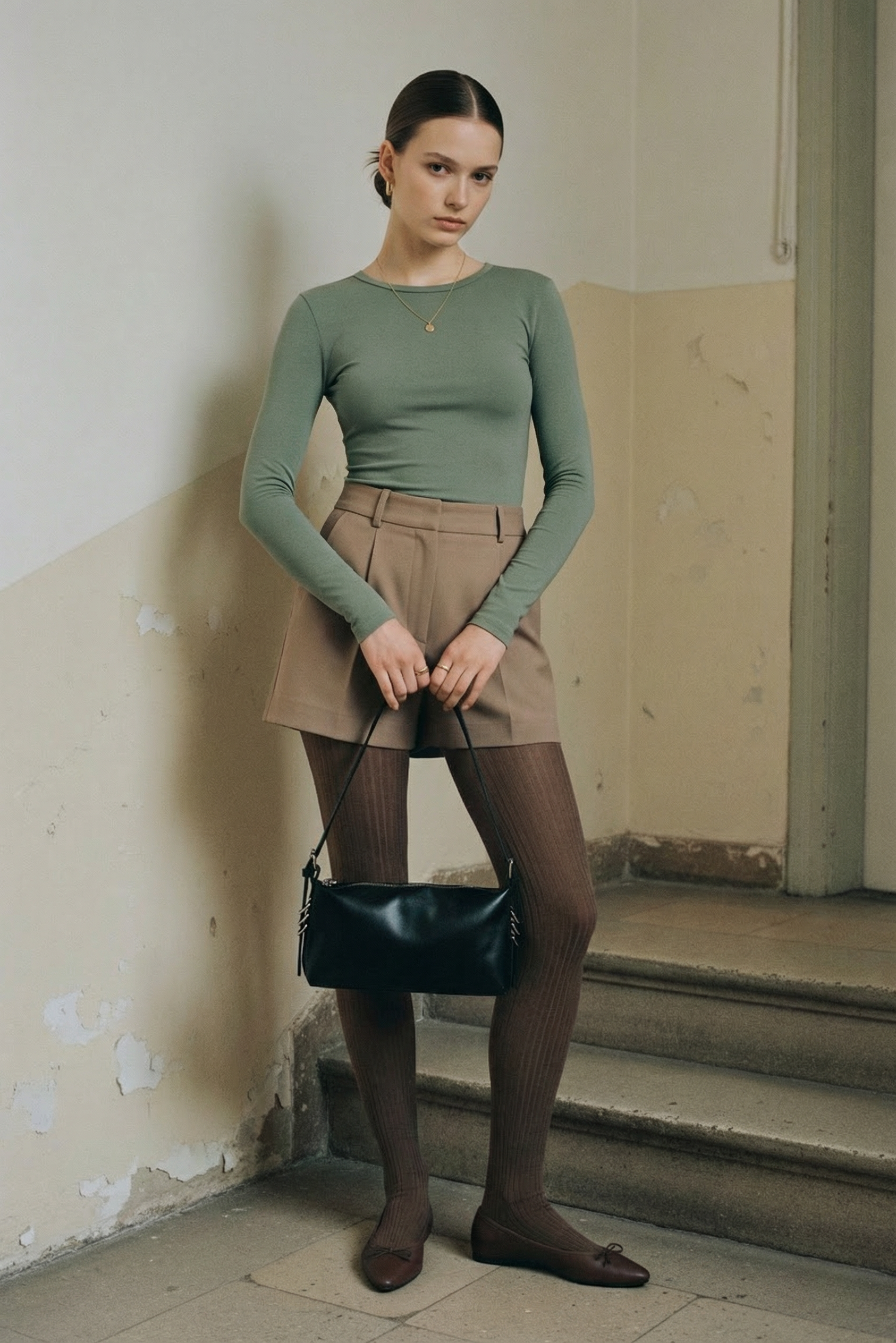 Yan Tokalı Omuz Çantası