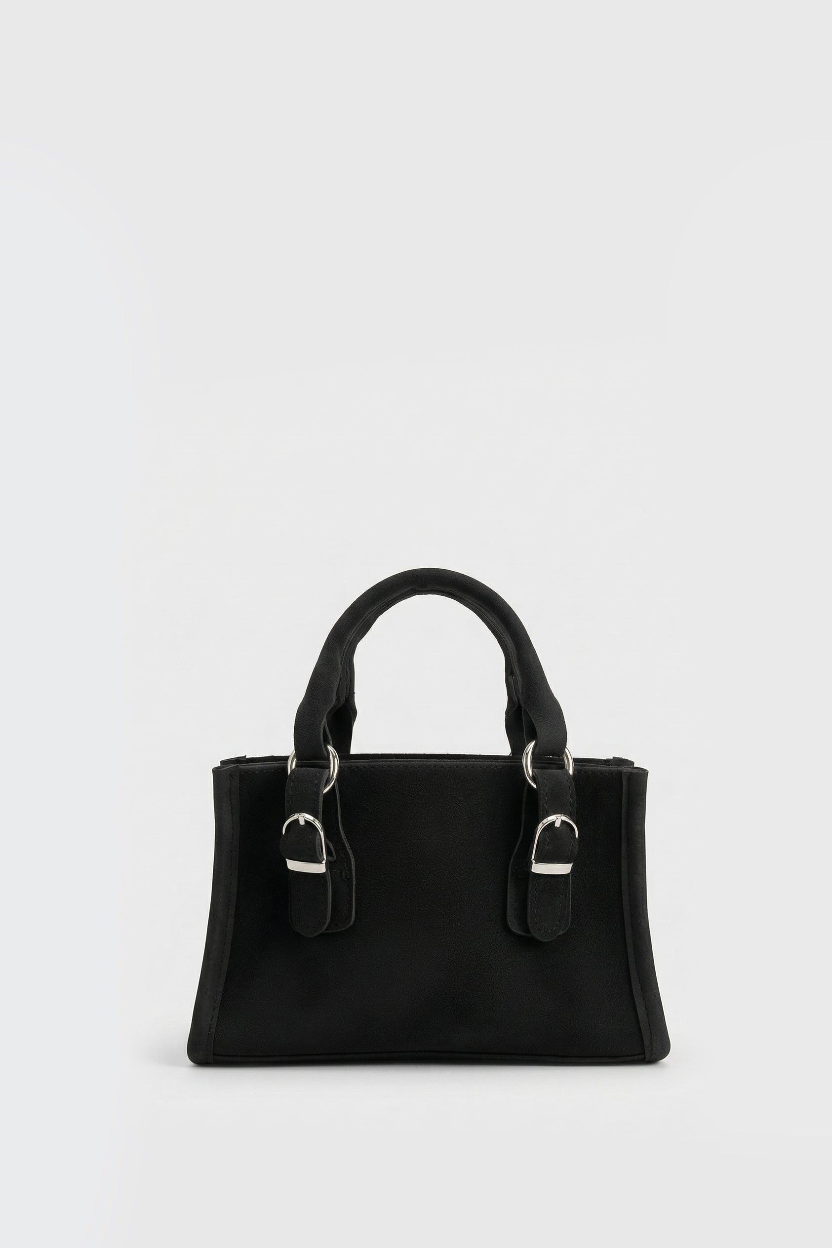 Mini Tokalı Tote Çapraz Çanta