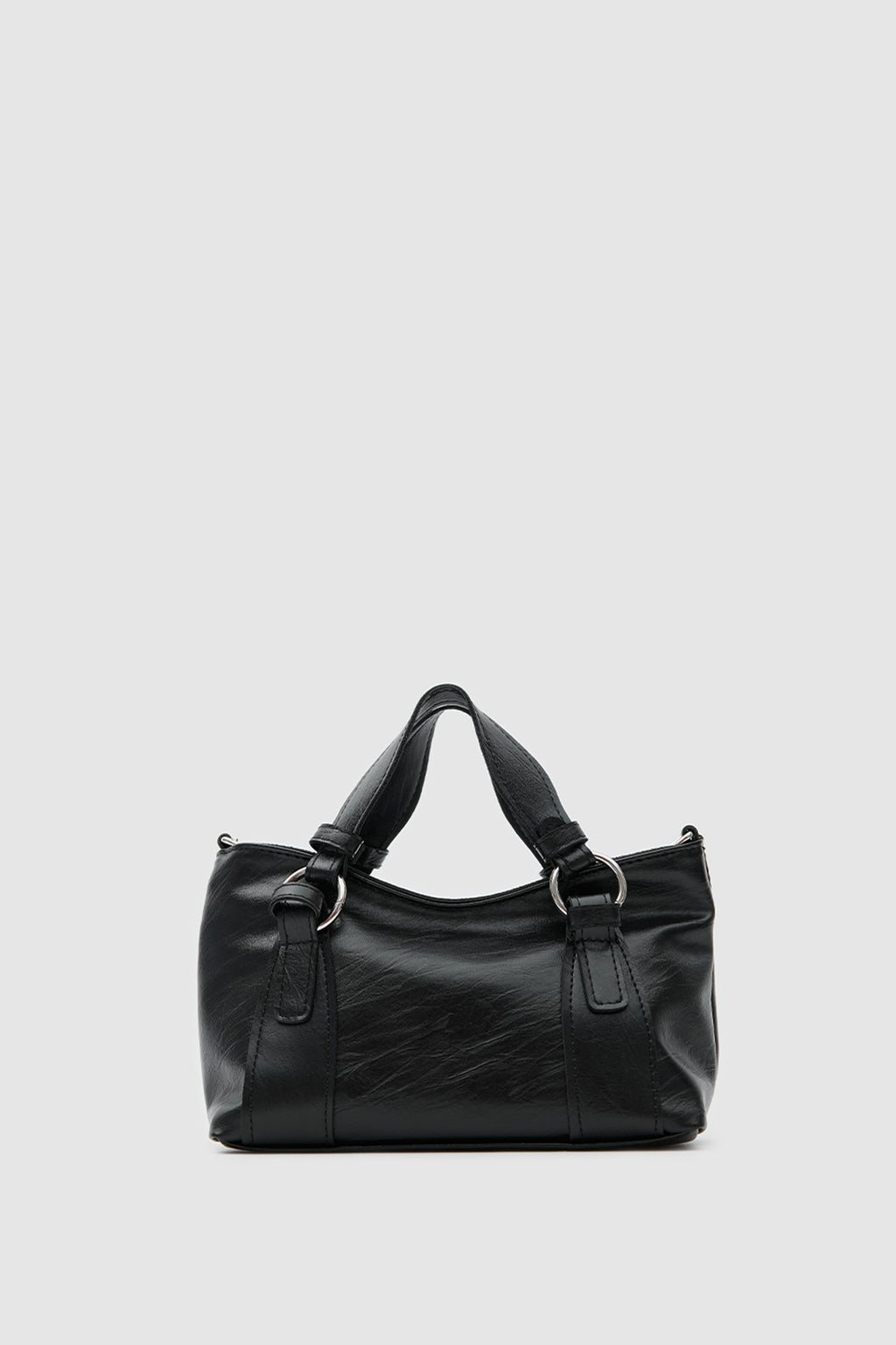 Mini Halka Detaylı El ve Çapraz Çanta