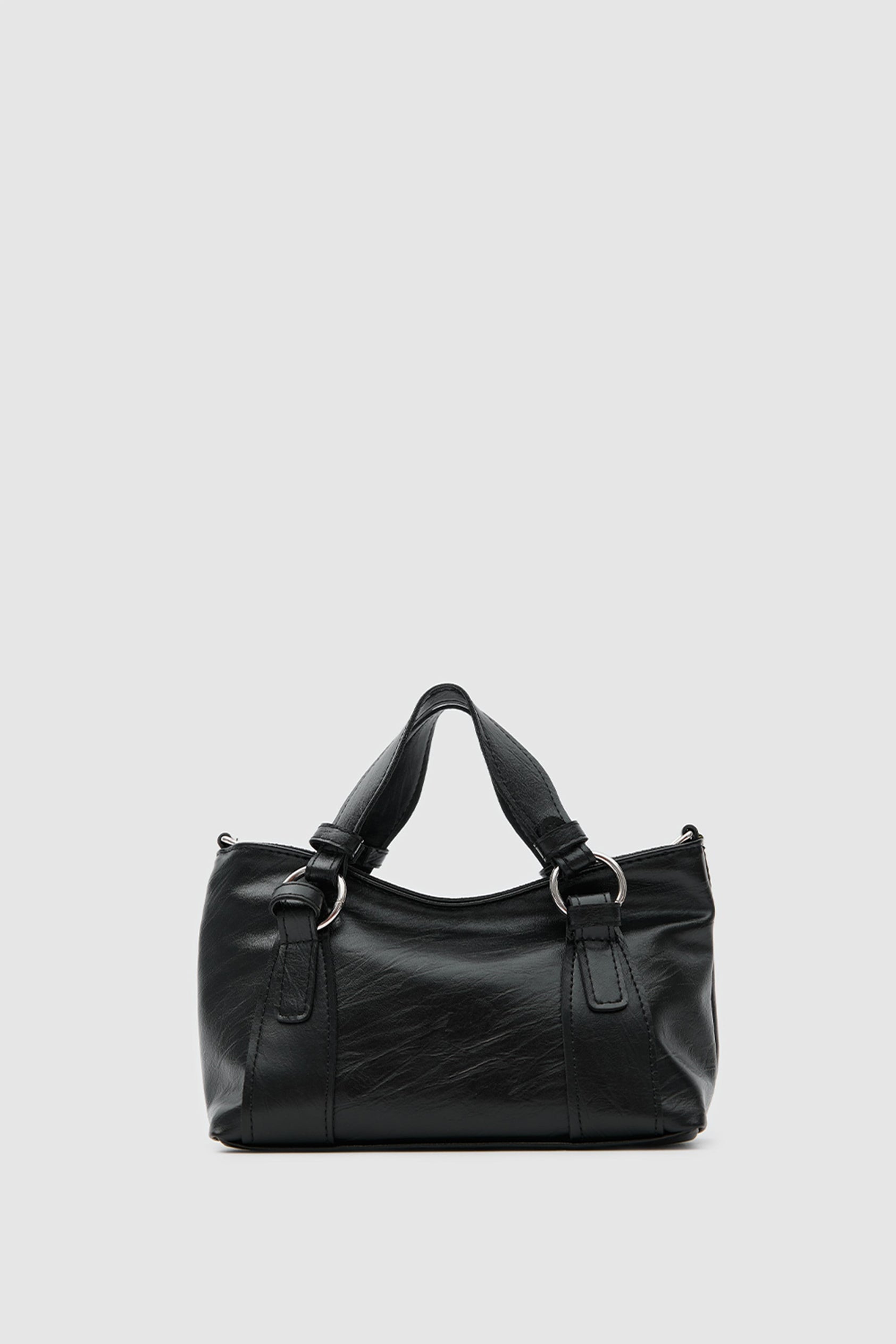 Mini Halka Detaylı El ve Çapraz Çanta