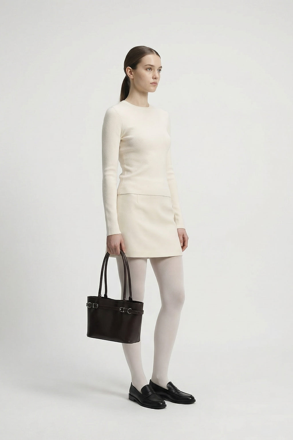 Kemer Detaylı Tote Çanta