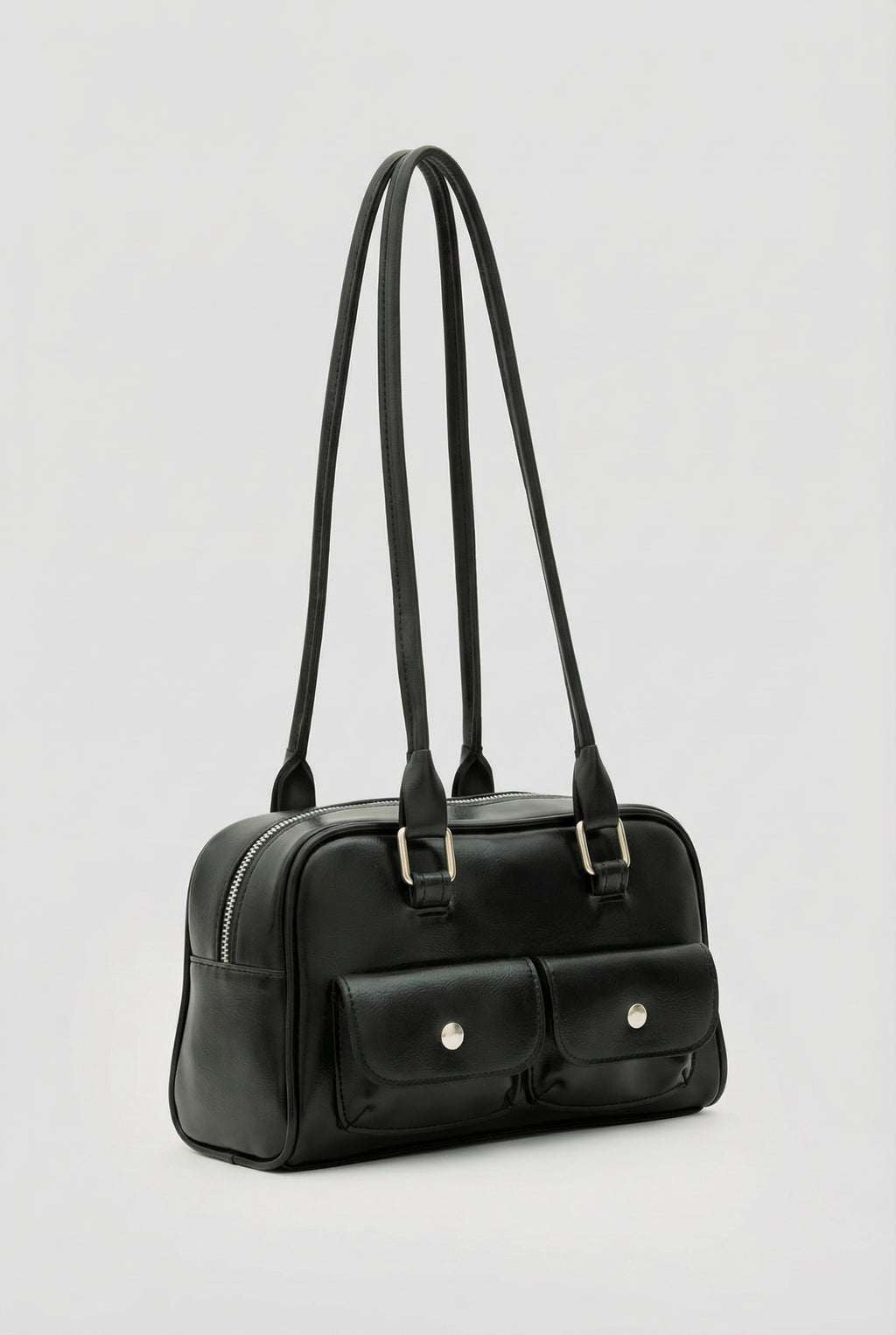 Çift Cepli Baget Çanta