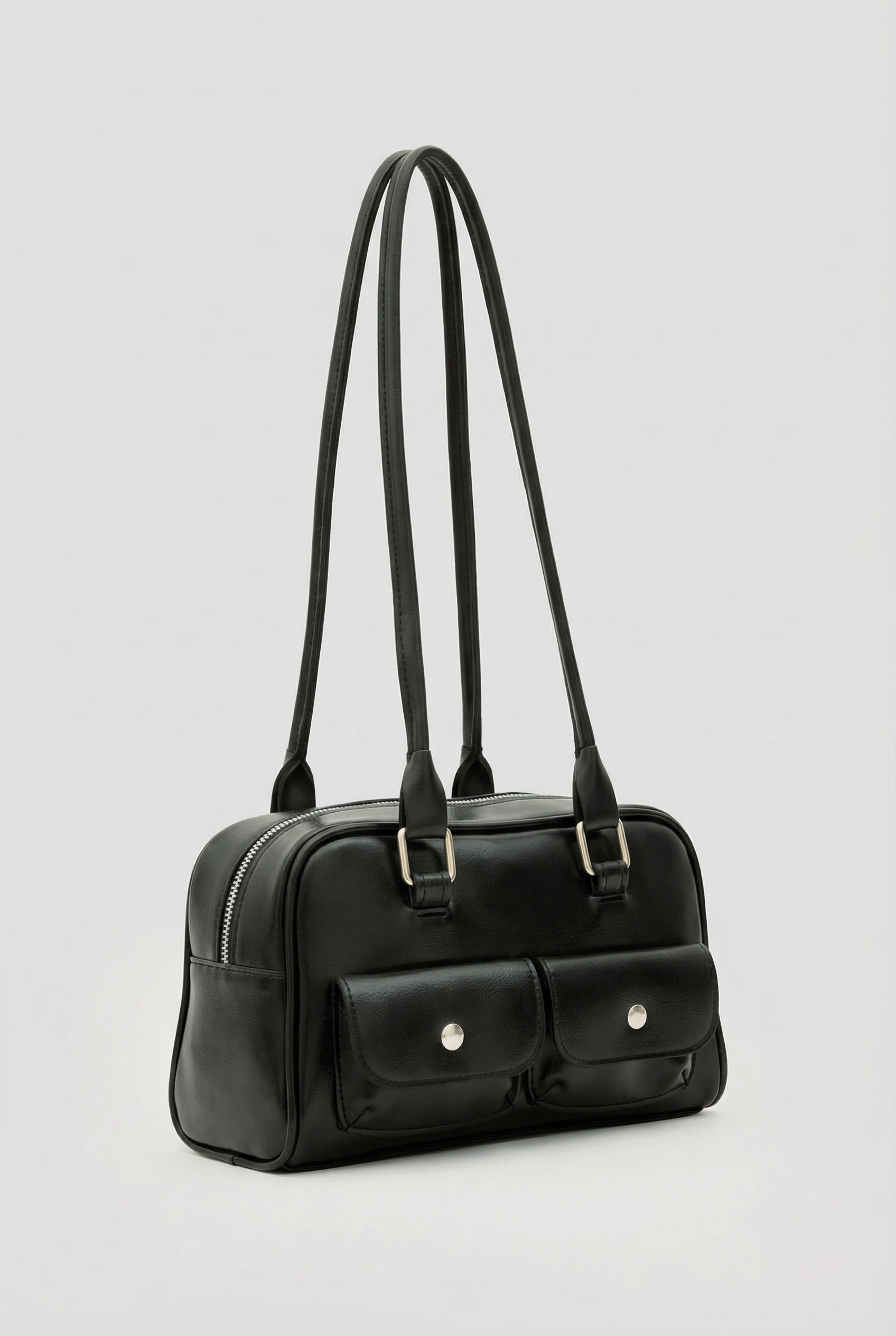 Çift Cepli Baget Çanta