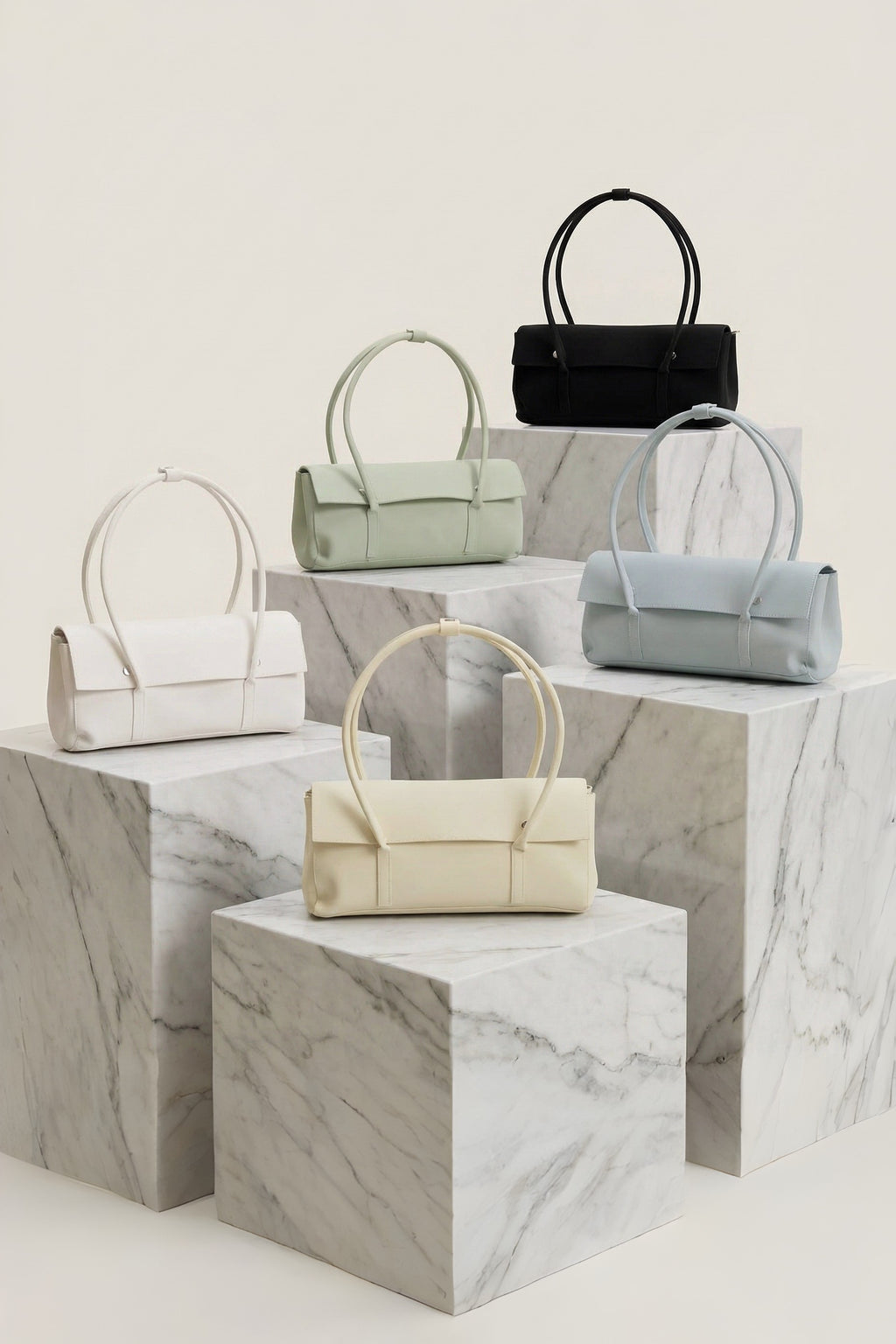 Silindir Tote Omuz Çantası