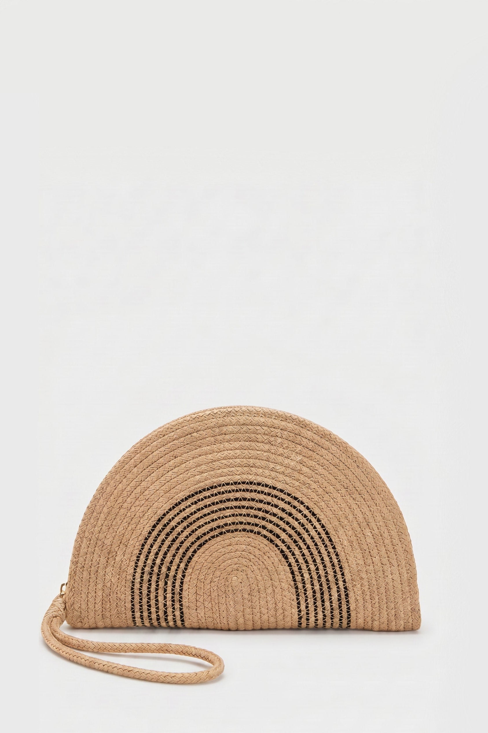 Hasır Clutch Çanta