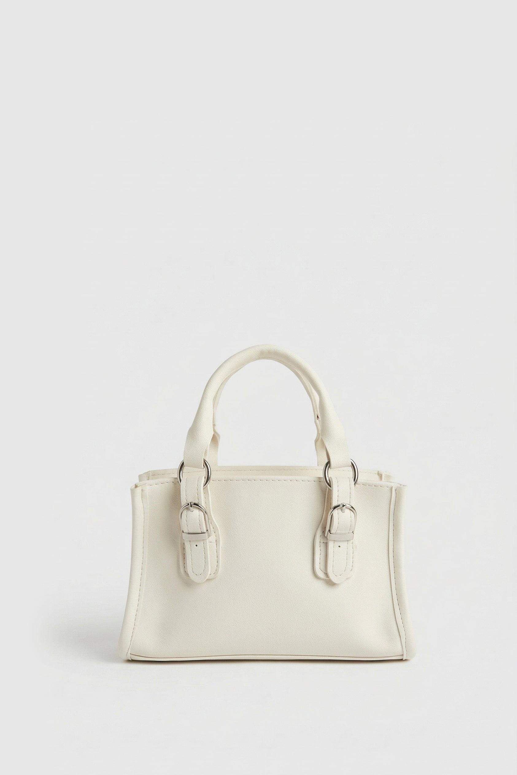 Mini Tokalı Tote Çapraz Çanta