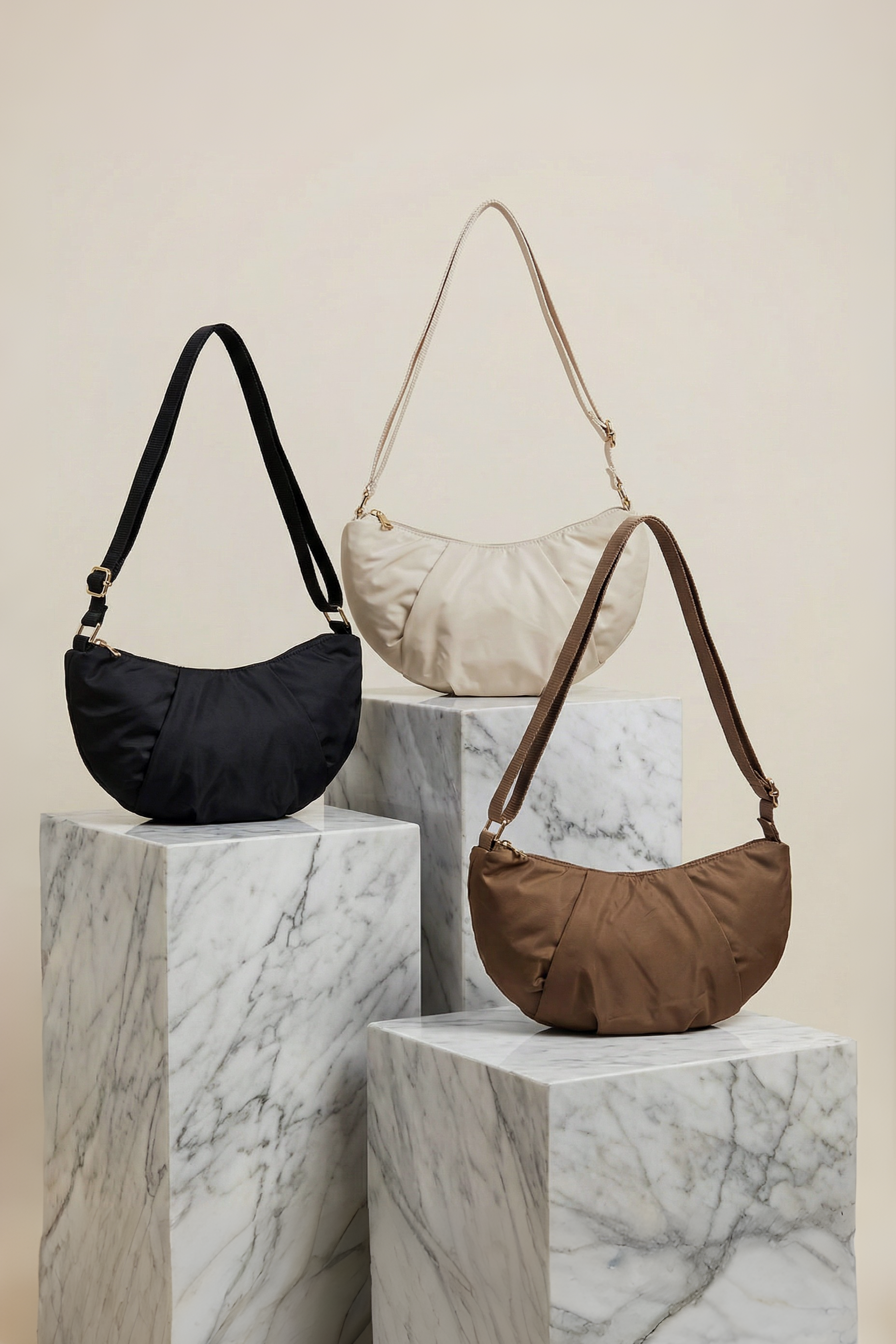 Yarım Ay Omuz ve Çapraz Çanta