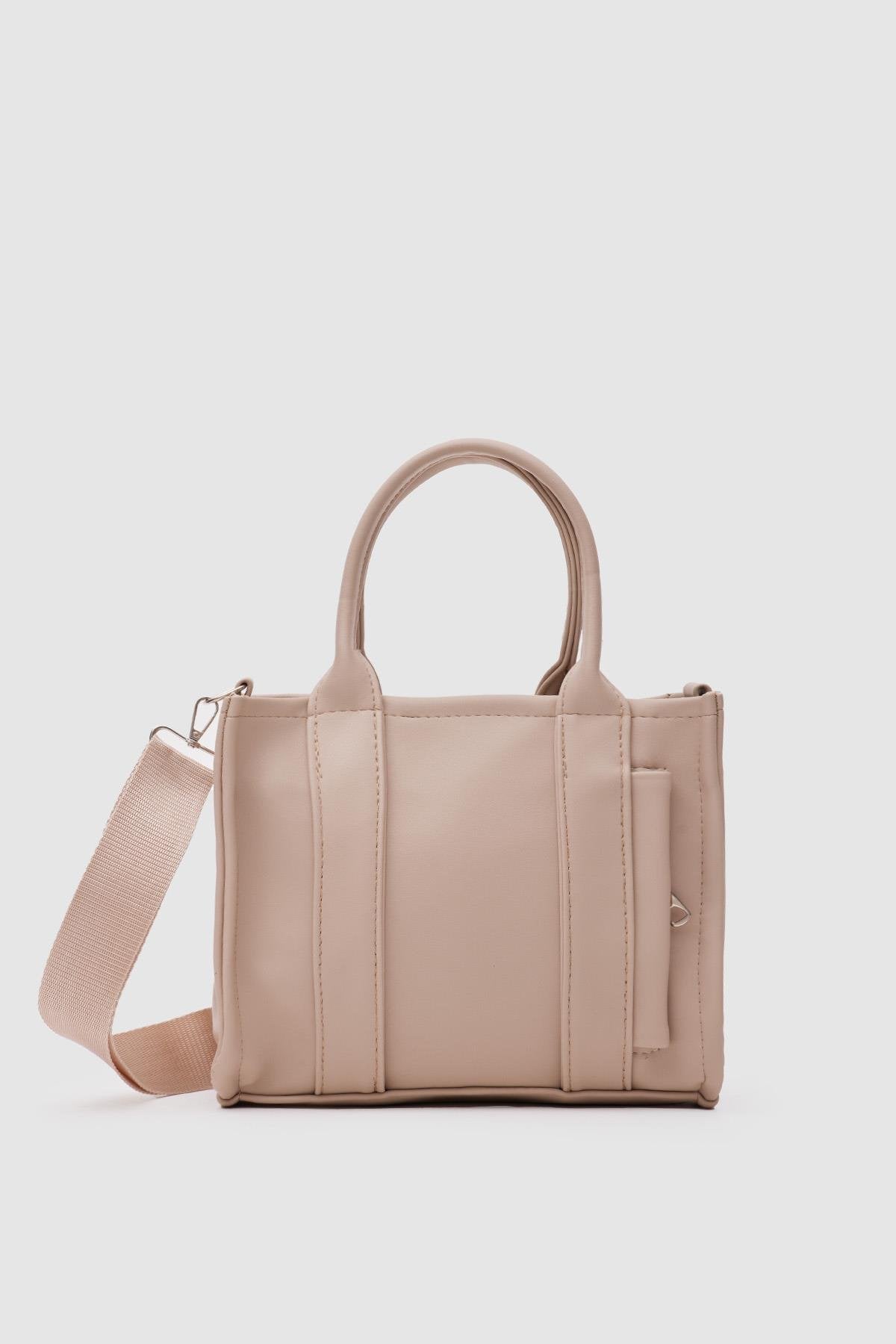 Yan Fermuarlı Omuz Çantası