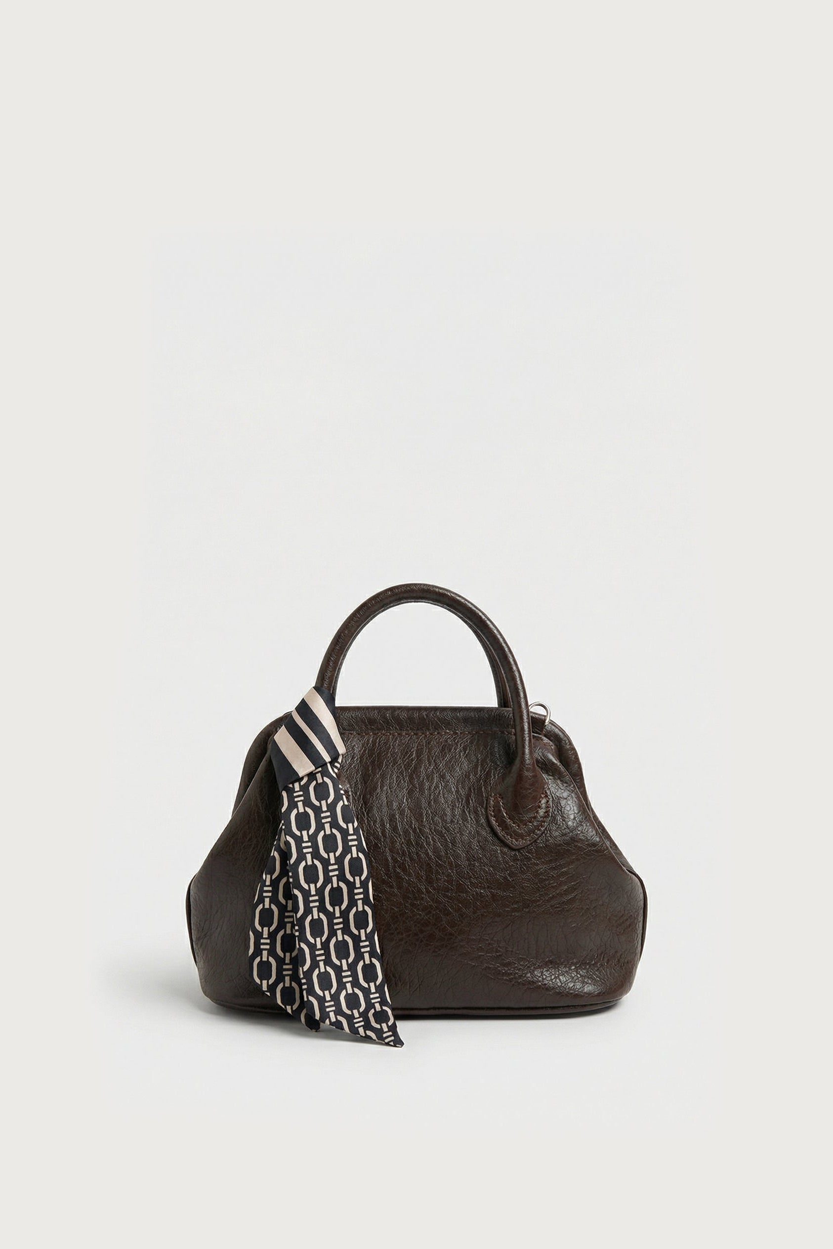 Fularlı Burslu El ve Çapraz Çanta