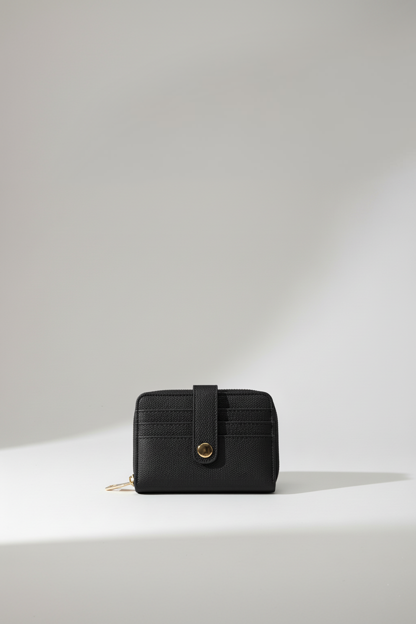 Çoklu Kart Bölmeli Fermuarlı Cüzdan