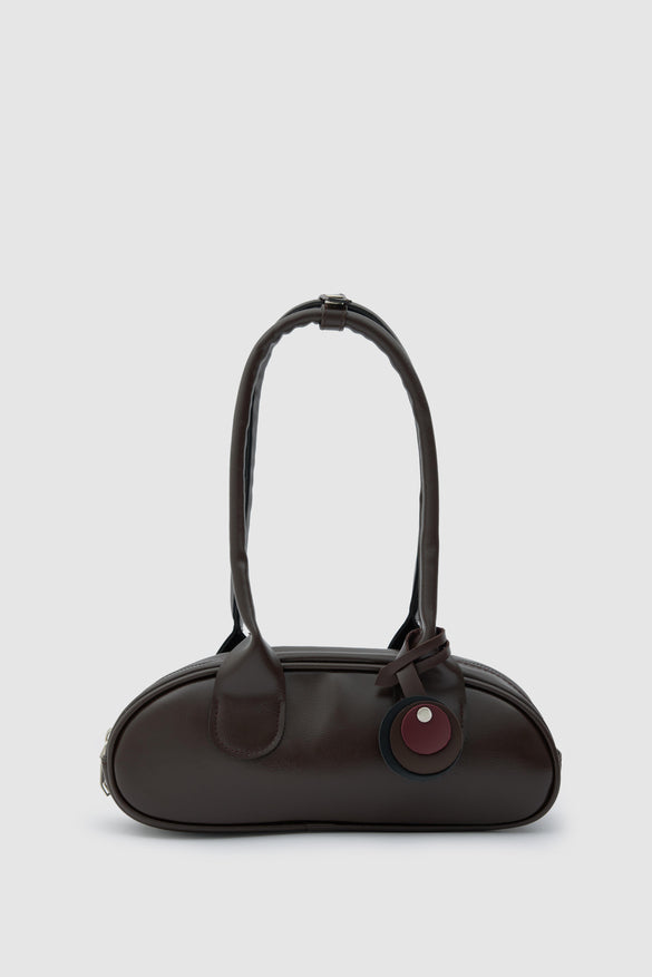 Mini Oval Charmlı Çanta