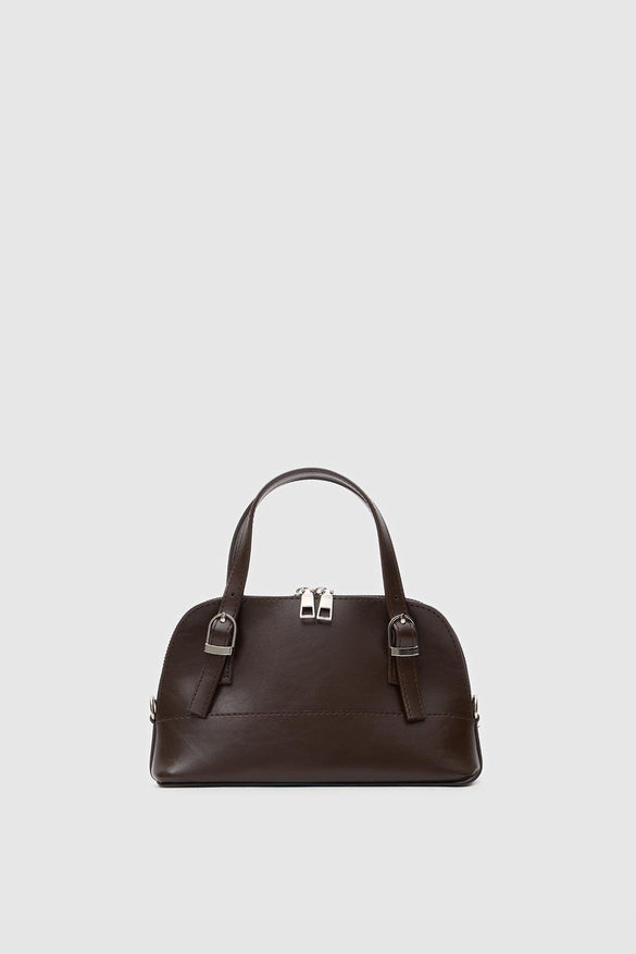 Mini Yuvarlak Hatlı Çapraz Çanta