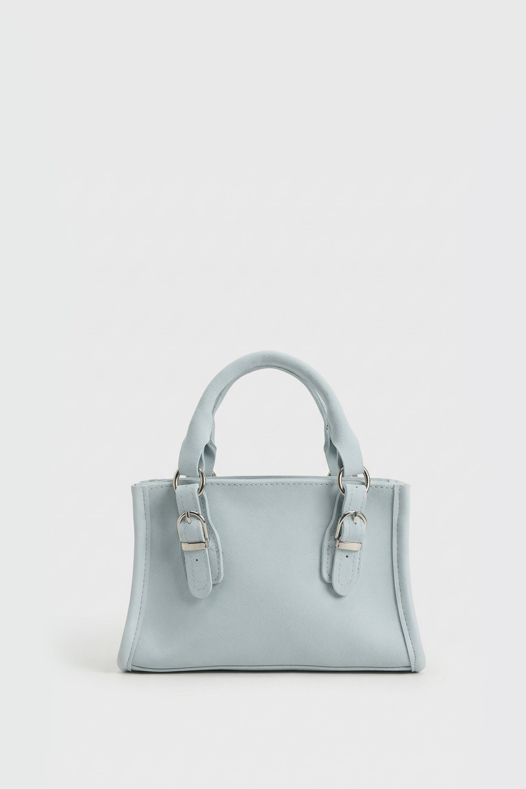 Mini Tokalı Tote Çapraz Çanta