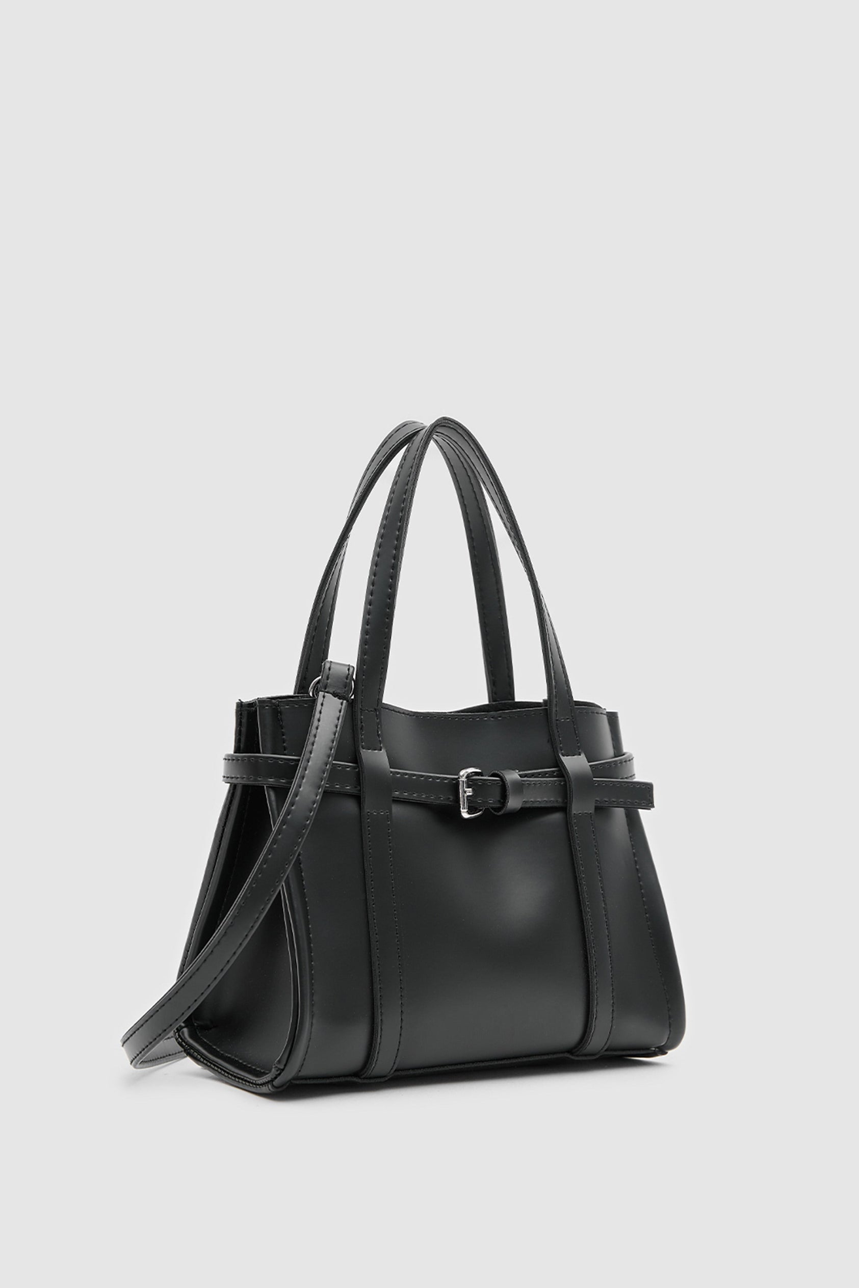 Mini Kemer Detaylı Tote Çanta