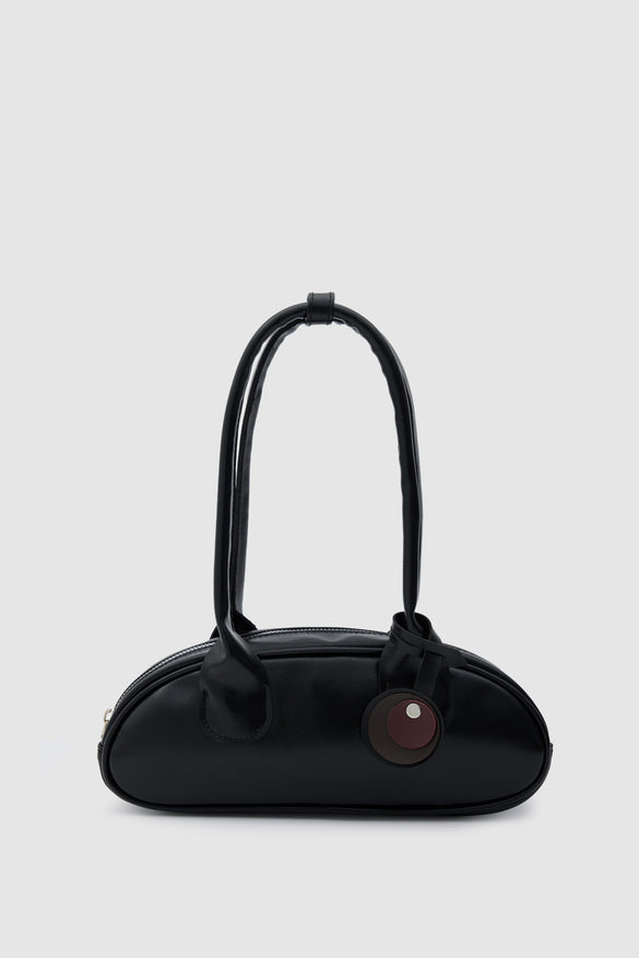 Mini Oval Charmlı Çanta