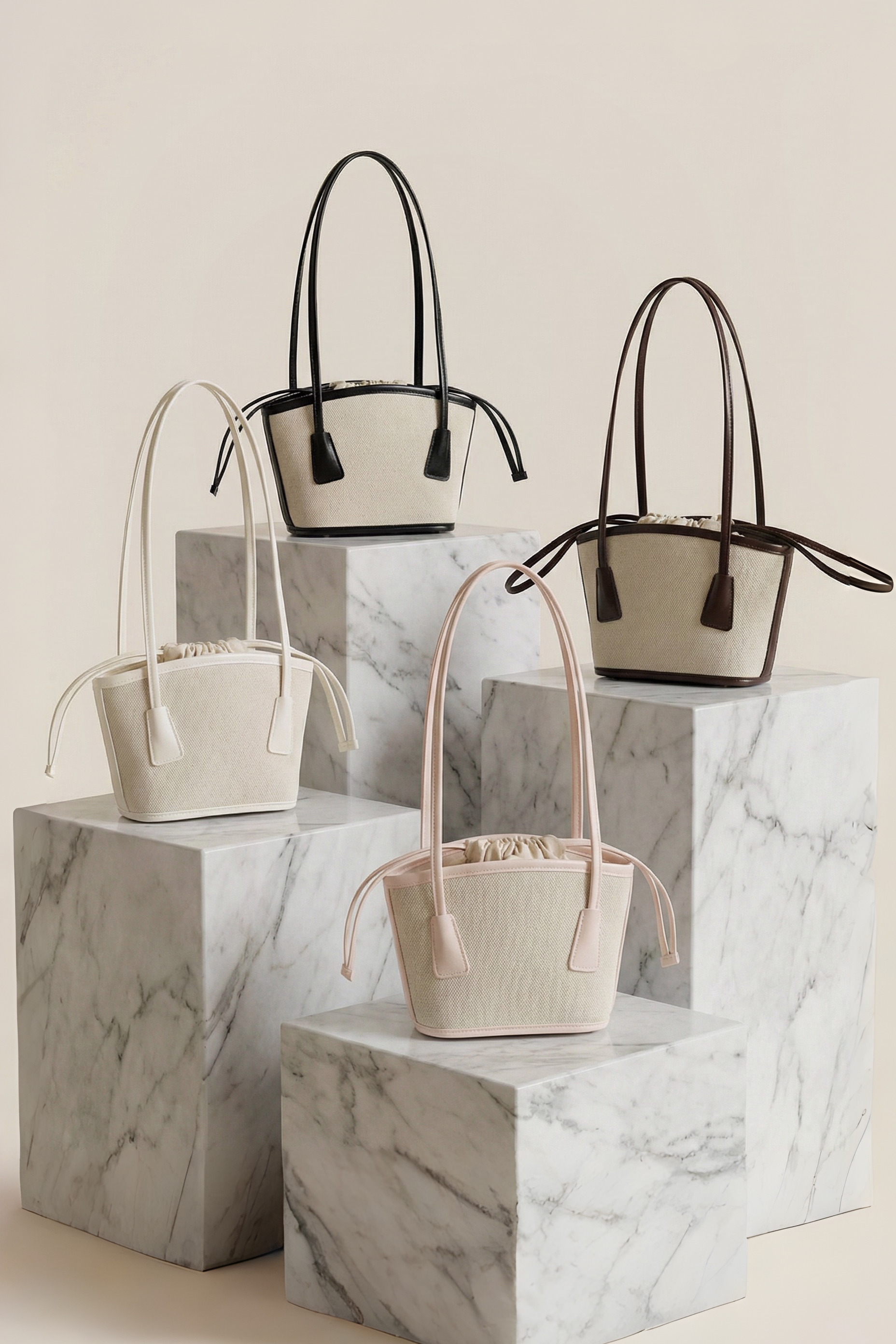 Kanvas Kova Omuz Çantası