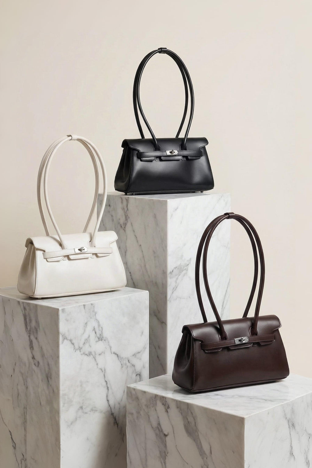 Klips Detaylı Omuz Çantası