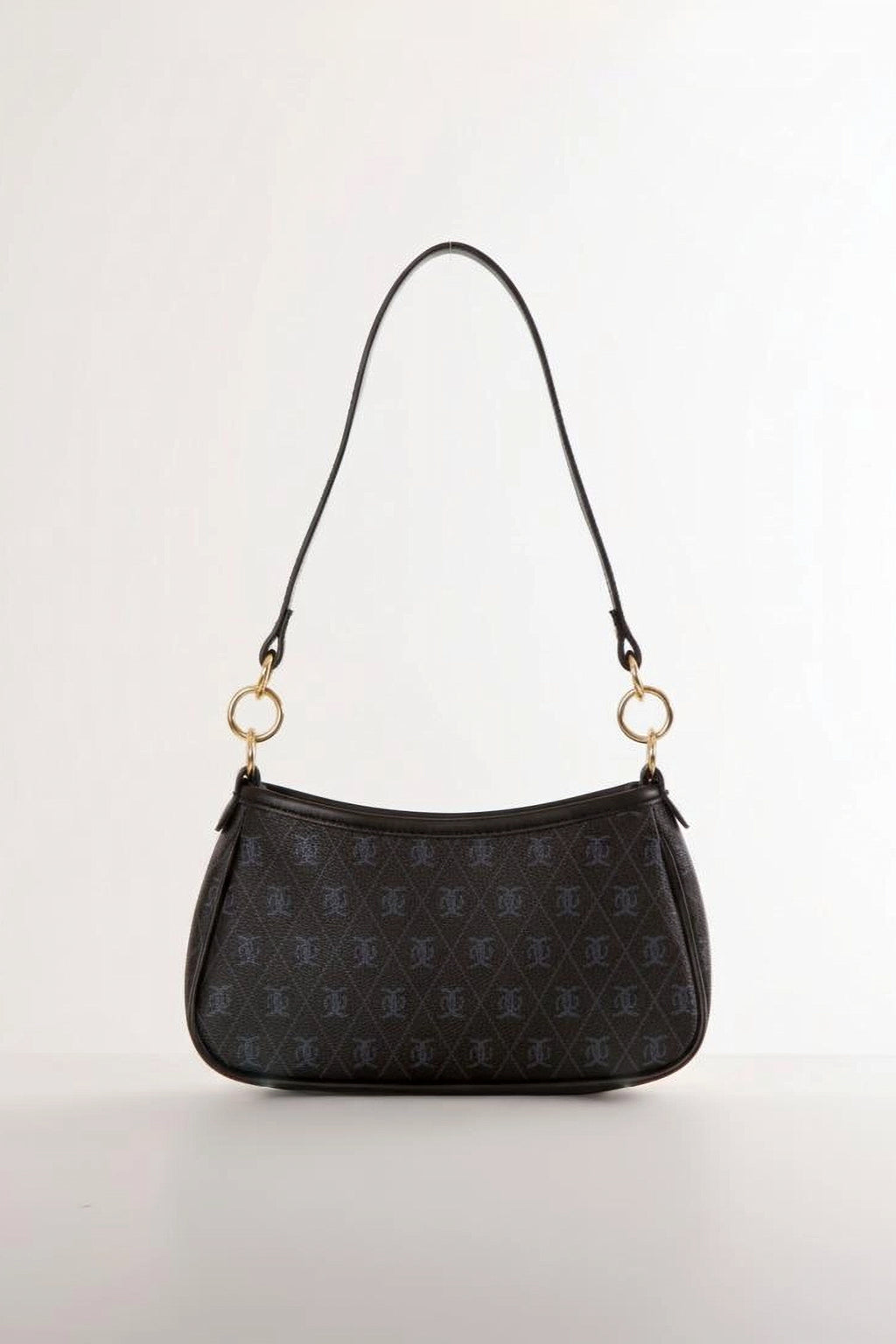 Fermuarlı Desenli Kadın El ve Omuz Çantası