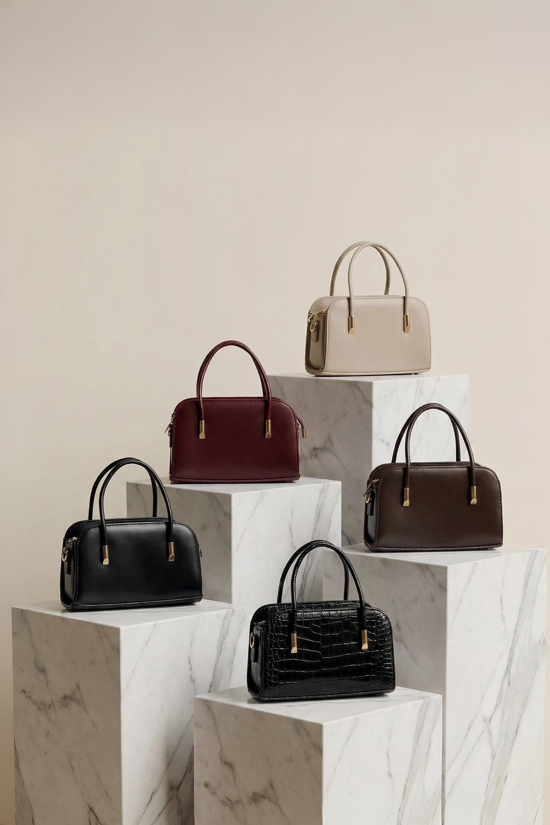 Mini Boston El ve Çapraz Çanta