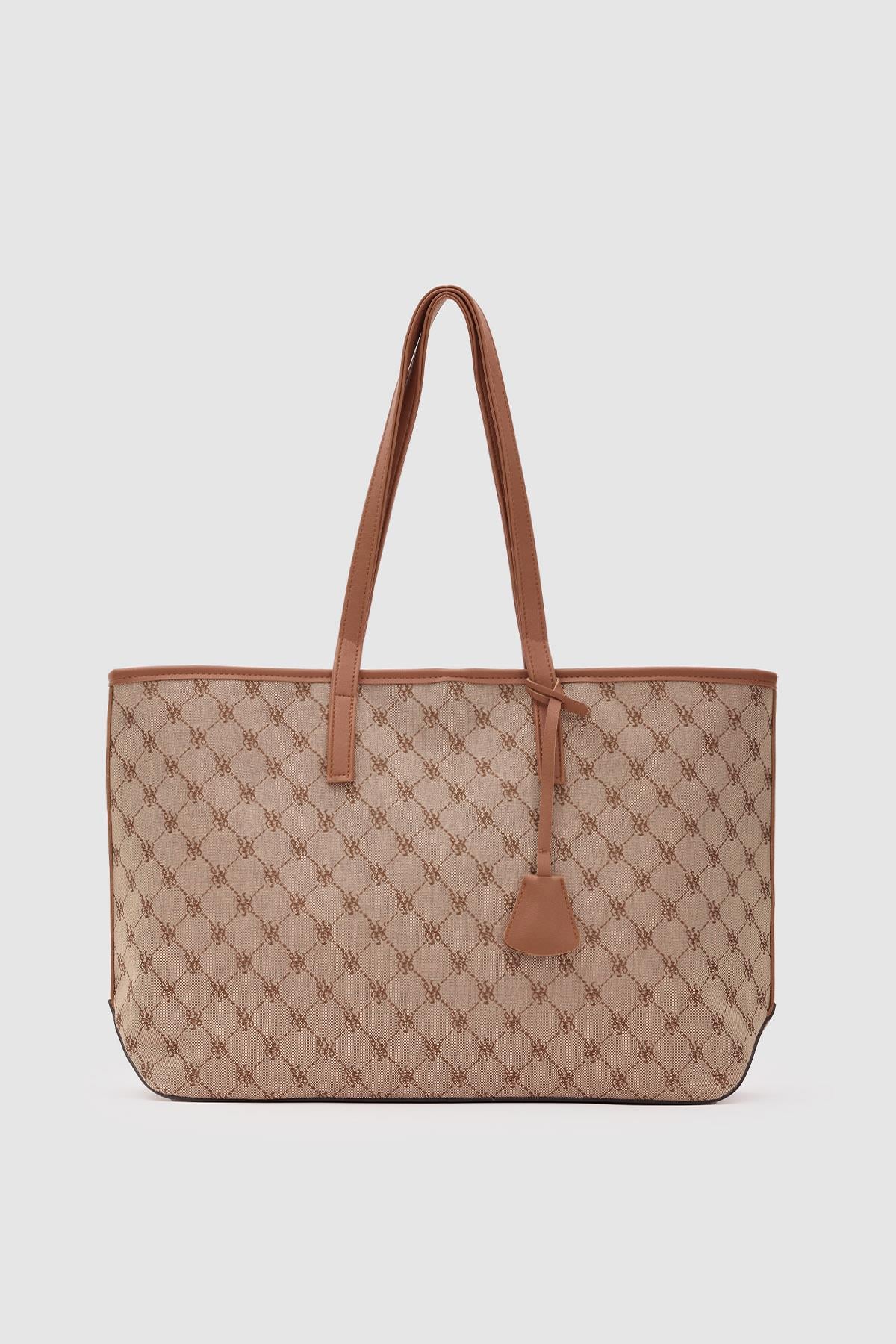 Büyük Desenli Omuz Çantası