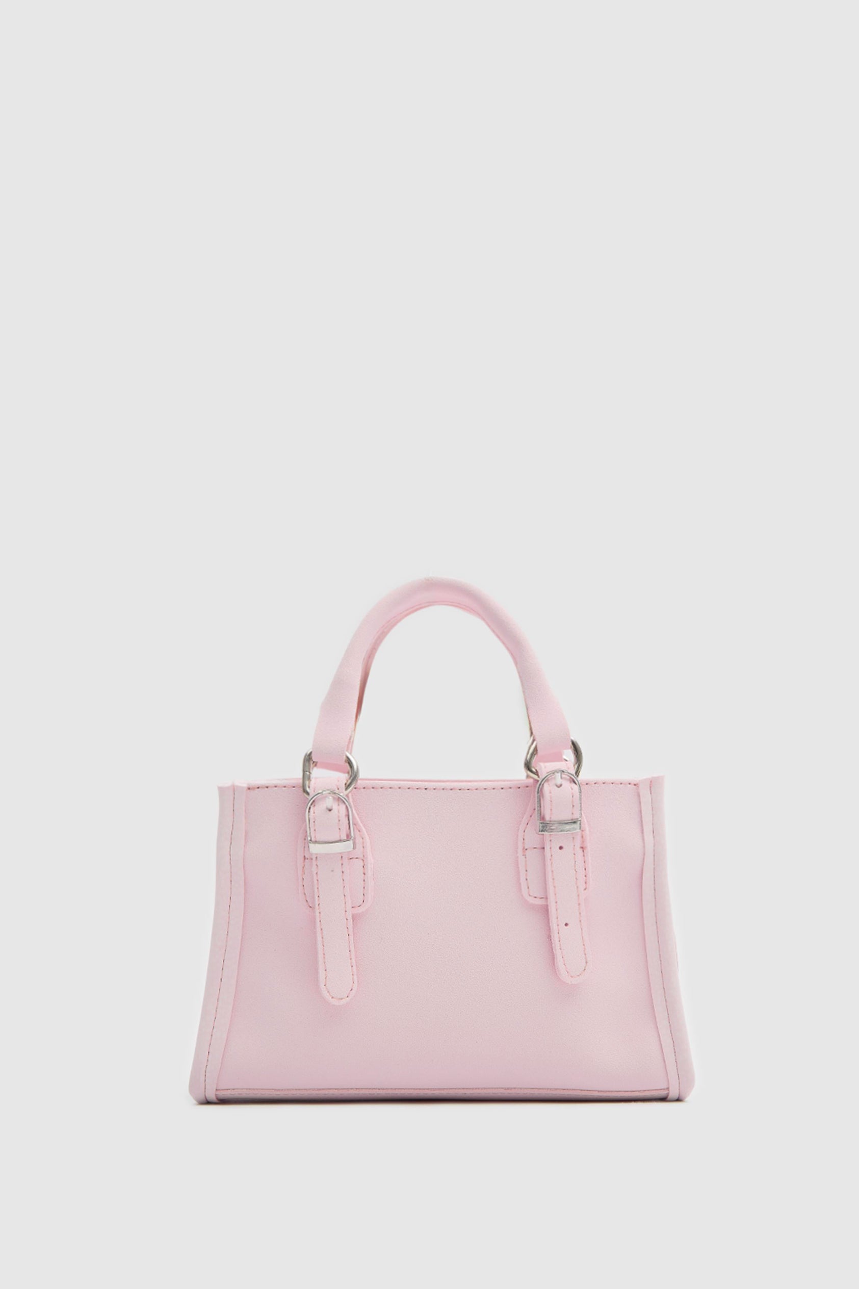 Mini Tokalı Tote Çapraz Çanta