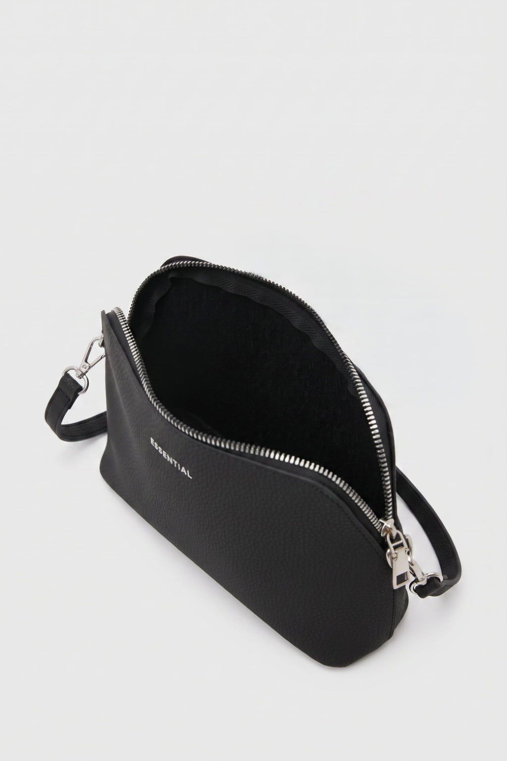 Fermuarlı Mini Oval Çanta
