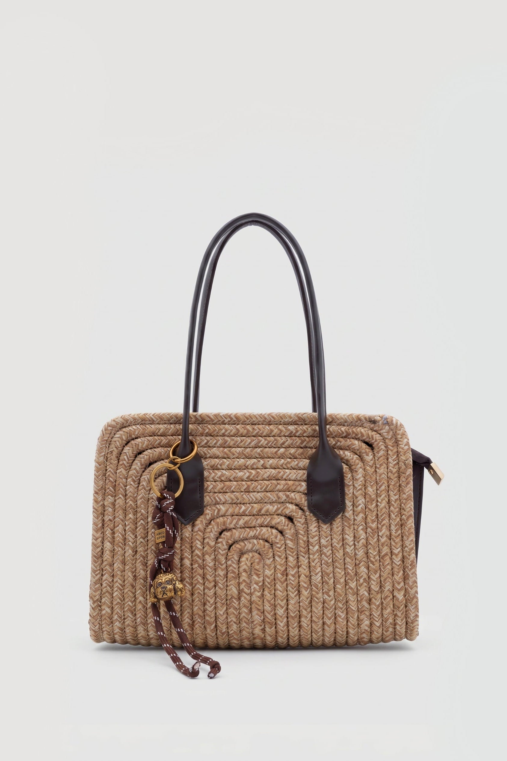 Hasır Charm Detaylı Çanta