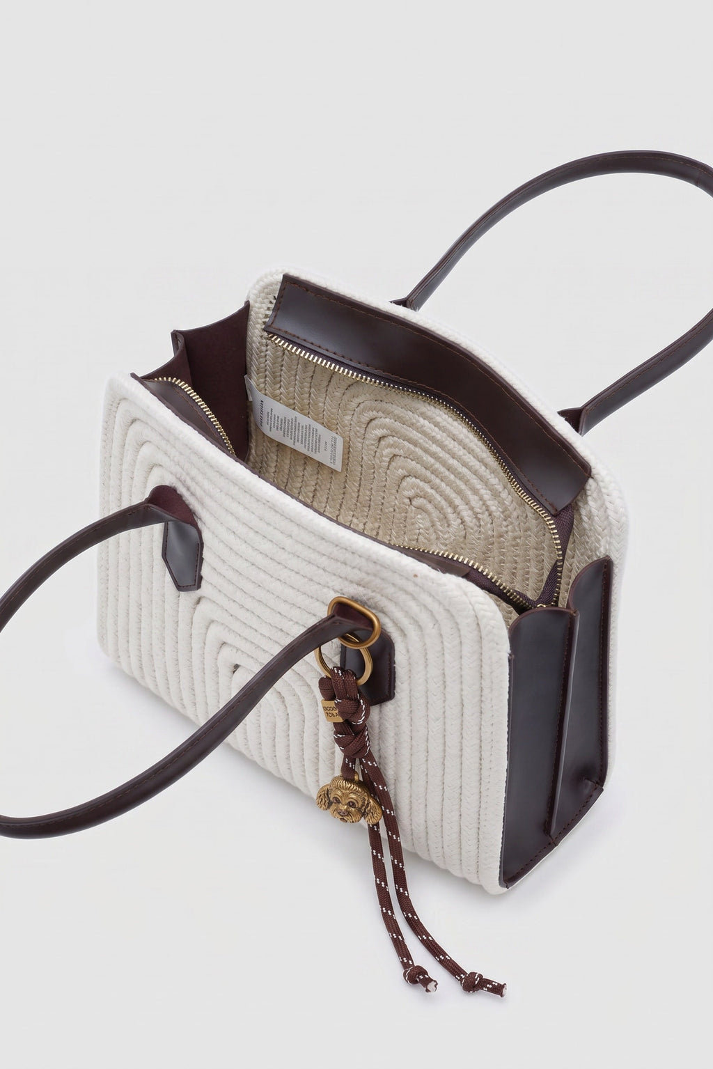 Hasır Charm Detaylı Çanta