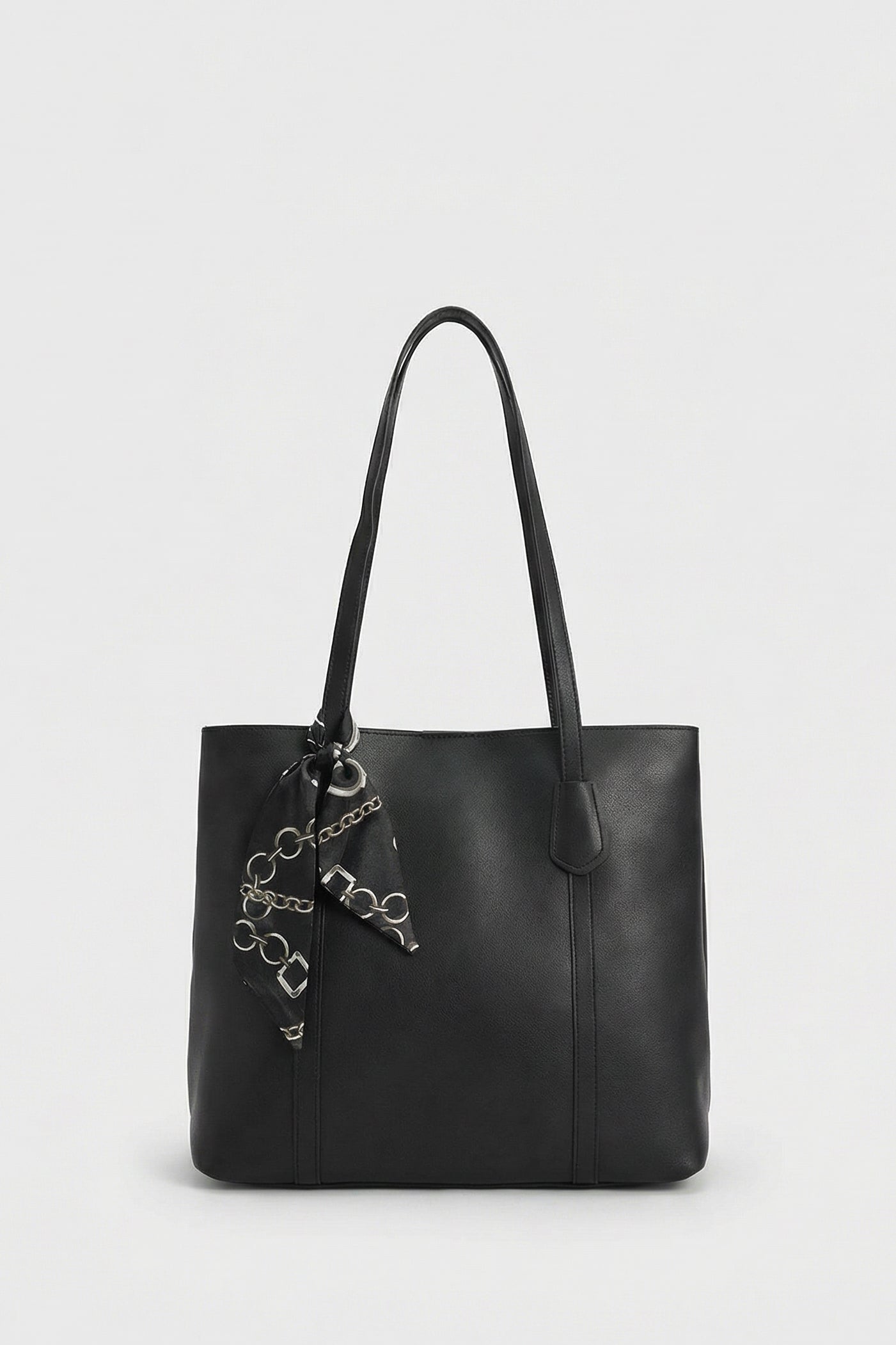 Fular Detaylı Tote Çanta