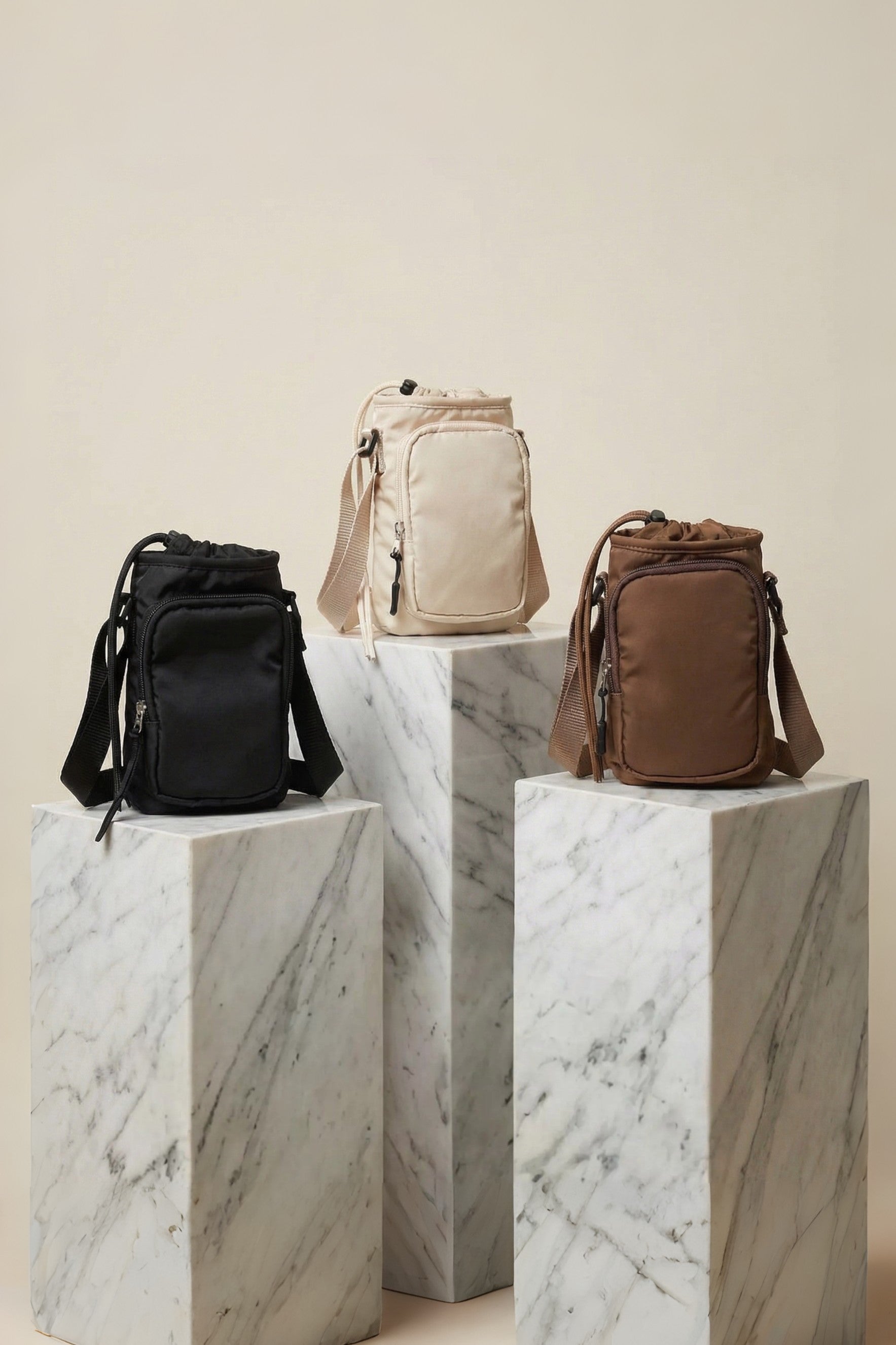 Mini Büzgülü Çapraz Çanta