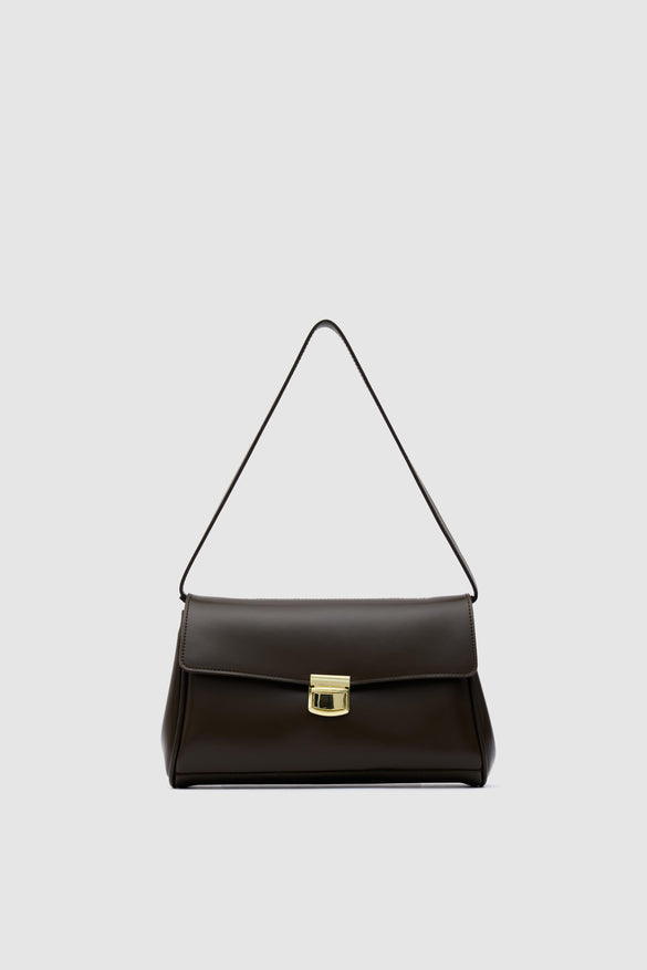 Kilit Detaylı Baget Çanta